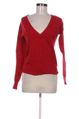 Дамска жилетка Zara, Размер S, Цвят Червен, Цена 27,37 лв.