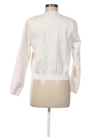 Damen Strickjacke Zara, Größe M, Farbe Weiß, Preis 22,99 €