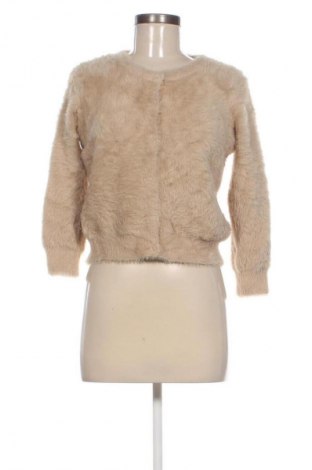 Дамска жилетка Zara, Размер M, Цвят Бежов, Цена 30,99 лв.