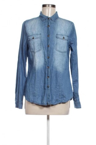 Damenbluse Apricot, Größe M, Farbe Blau, Preis 8,99 €