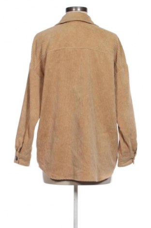 Дамска риза Bershka, Размер S, Цвят Бежов, Цена 14,99 лв.