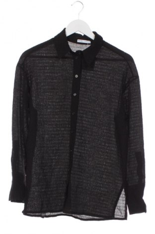 Дамска риза Bershka, Размер XS, Цвят Черен, Цена 13,99 лв.
