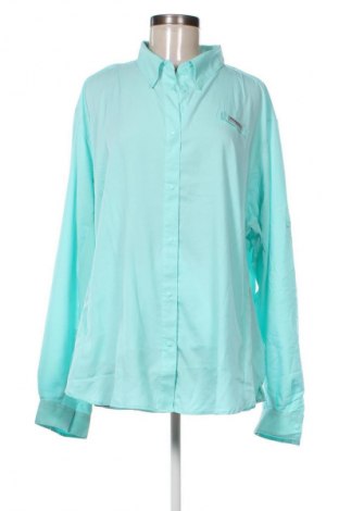 Γυναικείο πουκάμισο Columbia, Μέγεθος 3XL, Χρώμα Μπλέ, Τιμή 18,99 €
