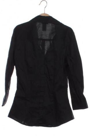 Γυναικείο πουκάμισο H&M, Μέγεθος XXS, Χρώμα Μαύρο, Τιμή 3,99 €