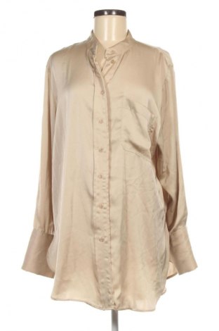 Дамска риза H&M, Размер XL, Цвят Бежов, Цена 17,99 лв.