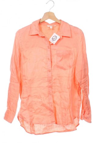 Дамска риза H&M, Размер XS, Цвят Оранжев, Цена 25,42 лв.