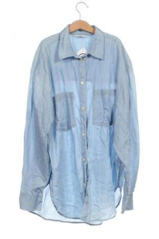 Дамска риза H&M L.O.G.G., Размер XS, Цвят Син, Цена 11,99 лв.