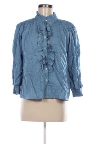 Γυναικείο πουκάμισο Lola & Liza, Μέγεθος S, Χρώμα Μπλέ, Τιμή 4,99 €