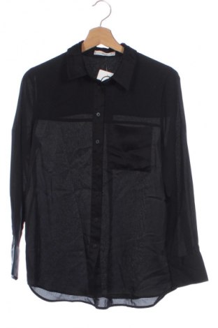 Γυναικείο πουκάμισο Mango, Μέγεθος XS, Χρώμα Μαύρο, Τιμή 13,81 €