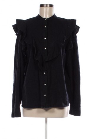 Дамска риза Mango, Размер M, Цвят Черен, Цена 15,99 лв.