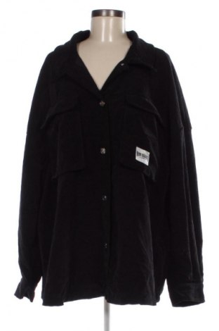 Дамска риза SHEIN, Размер 3XL, Цвят Черен, Цена 24,99 лв.