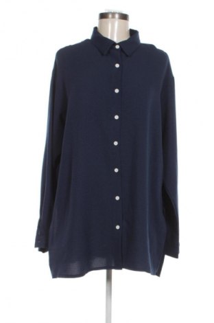 Дамска риза SHEIN, Размер M, Цвят Син, Цена 13,99 лв.