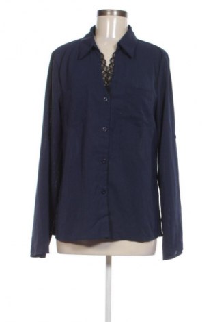 Γυναικείο πουκάμισο SHEIN, Μέγεθος XL, Χρώμα Μπλέ, Τιμή 4,99 €
