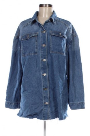 Дамска риза SHEIN, Размер M, Цвят Син, Цена 11,99 лв.