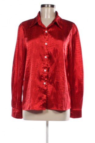 Γυναικείο πουκάμισο SHEIN, Μέγεθος L, Χρώμα Κόκκινο, Τιμή 12,79 €