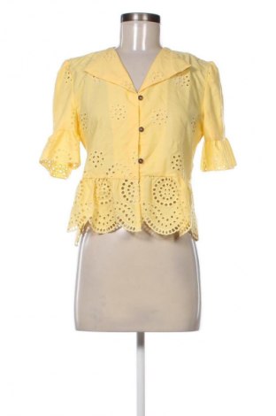 Cămașă de femei SHEIN, Mărime M, Culoare Galben, Preț 65,79 Lei
