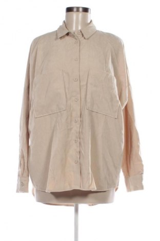 Дамска риза Stradivarius, Размер L, Цвят Бежов, Цена 13,99 лв.