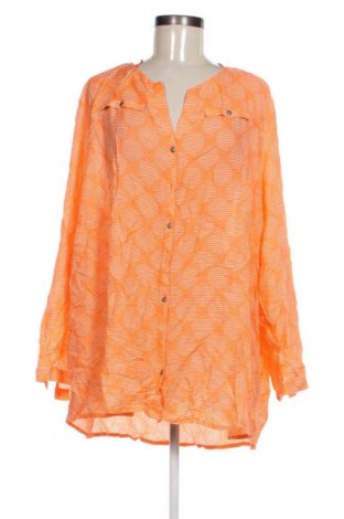Γυναικείο πουκάμισο Thea, Μέγεθος 3XL, Χρώμα Πορτοκαλί, Τιμή 3,99 €