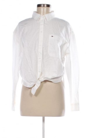 Női ing Tommy Jeans, Méret L, Szín Fehér, Ár 13 529 Ft
