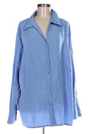 Damenbluse Ulla Popken, Größe 5XL, Farbe Blau, Preis 28,99 €