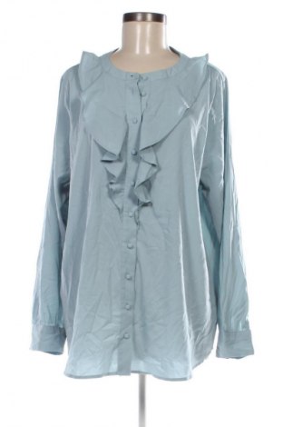 Дамска риза Unbranded, Размер XL, Цвят Син, Цена 16,99 лв.
