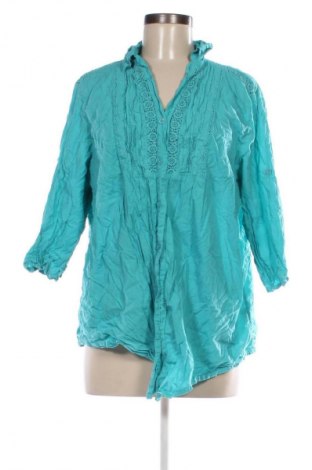 Дамска риза Unbranded, Размер 3XL, Цвят Син, Цена 16,99 лв.