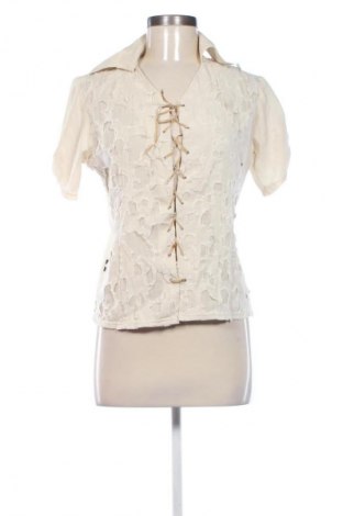 Γυναικείο πουκάμισο Unbranded, Μέγεθος M, Χρώμα Εκρού, Τιμή 12,79 €