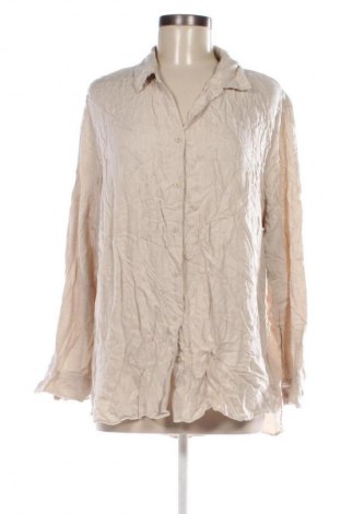 Γυναικείο πουκάμισο Uniqlo, Μέγεθος XXL, Χρώμα  Μπέζ, Τιμή 5,99 €