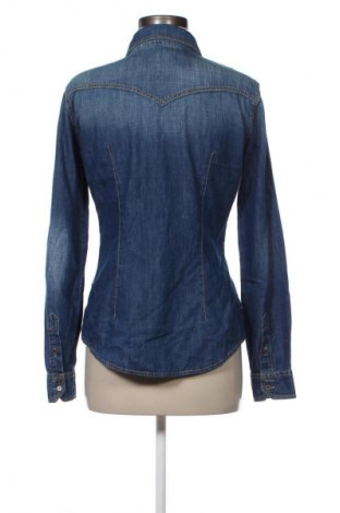 Дамска риза United Colors Of Benetton, Размер M, Цвят Син, Цена 20,99 лв.