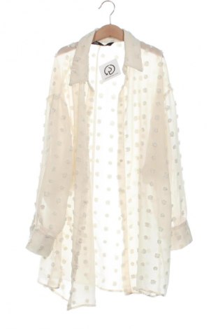 Damska koszula Zara, Rozmiar XS, Kolor Beżowy, Cena 19,99 zł