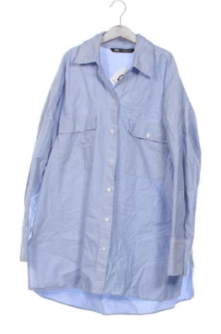 Γυναικείο πουκάμισο Zara, Μέγεθος XS, Χρώμα Μπλέ, Τιμή 8,99 €