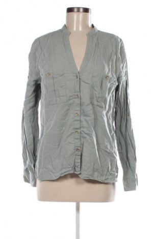 Дамска риза Zara, Размер M, Цвят Зелен, Цена 21,99 лв.