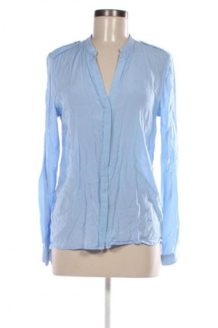 Γυναικείο πουκάμισο Zara, Μέγεθος L, Χρώμα Μπλέ, Τιμή 13,81 €