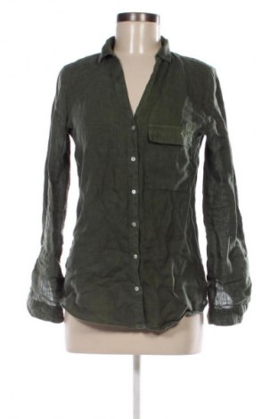 Cămașă de femei Zara, Mărime S, Culoare Verde, Preț 71,05 Lei