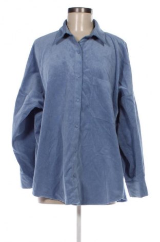 Дамска риза Zara, Размер XL, Цвят Син, Цена 26,99 лв.