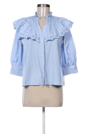 Γυναικείο πουκάμισο Zara, Μέγεθος S, Χρώμα Μπλέ, Τιμή 11,99 €