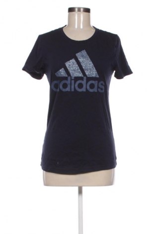 Damen T-Shirt Adidas, Größe S, Farbe Blau, Preis € 14,00