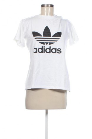 Γυναικείο t-shirt Adidas Originals, Μέγεθος L, Χρώμα Λευκό, Τιμή 16,99 €