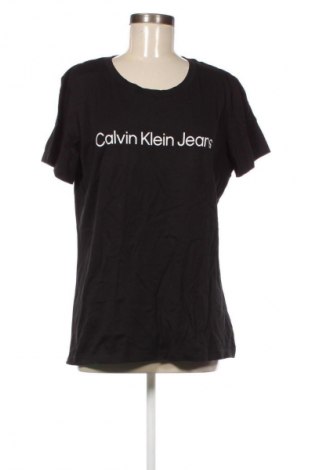 Damski T-shirt Calvin Klein Jeans, Rozmiar 3XL, Kolor Czarny, Cena 166,99 zł