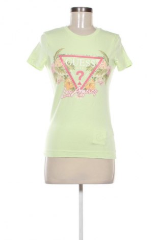 Γυναικείο t-shirt Guess, Μέγεθος S, Χρώμα Πράσινο, Τιμή 16,37 €