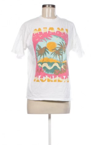 Tricou de femei Pull&Bear, Mărime M, Culoare Alb, Preț 44,74 Lei