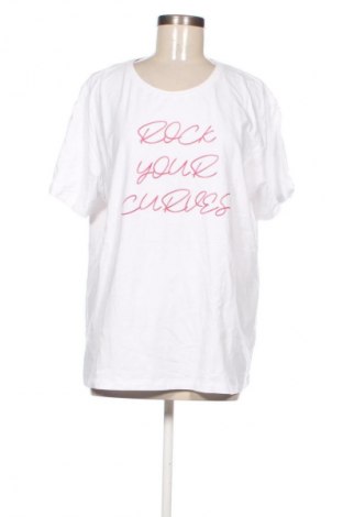 Дамска тениска Rock Your Curves by Angelina Kirsch, Размер XXL, Цвят Бял, Цена 14,99 лв.