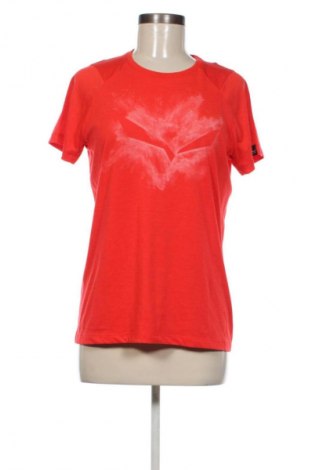Γυναικείο t-shirt Salewa, Μέγεθος M, Χρώμα Κόκκινο, Τιμή 20,99 €