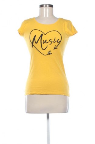 Tricou de femei Sinsay, Mărime M, Culoare Galben, Preț 45,00 Lei