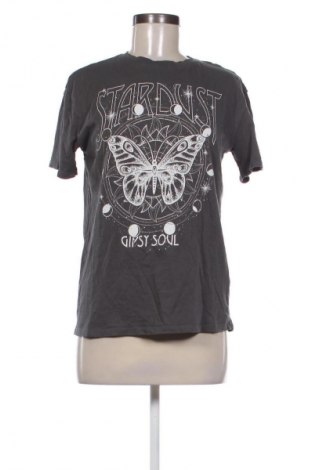 Γυναικείο t-shirt Terranova, Μέγεθος S, Χρώμα Γκρί, Τιμή 8,69 €
