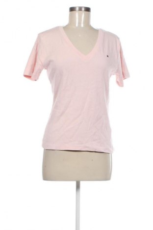 Damski T-shirt Tommy Hilfiger, Rozmiar L, Kolor Różowy, Cena 91,99 zł