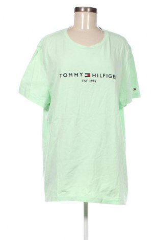 Дамска тениска Tommy Hilfiger, Размер 3XL, Цвят Зелен, Цена 49,99 лв.