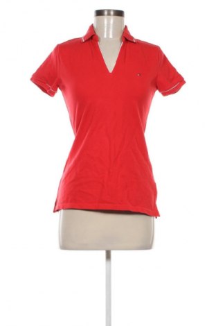 Damski T-shirt Tommy Hilfiger, Rozmiar S, Kolor Czerwony, Cena 70,99 zł