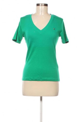 Дамска тениска Tommy Hilfiger, Размер S, Цвят Зелен, Цена 79,99 лв.