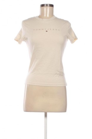 Női póló Tommy Jeans, Méret M, Szín Bézs, Ár 19 749 Ft